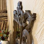 Barok Spiegel – houten lijst Taupe - 135 x 90 cm- TTM Wonen, TTM Wonen, Meubels – (Perzische) Tapijten en Woonaccessoires, Nieuw