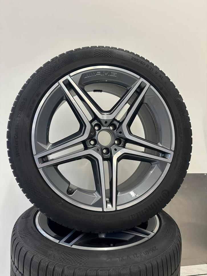 Mercedes Benz GLS X167 winterset 21 inch AMG, Auto-onderdelen, Banden en Velgen, Banden en Velgen, Winterbanden, 21 inch, 295 mm
