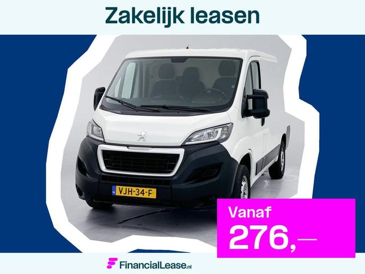 Peugeot Boxer 330 2.2 BlueHDi 120 L1H1 Premium Navigatie Ach, Auto's, Bestelauto's, Bedrijf, Lease, Financial lease, ABS, Achteruitrijcamera