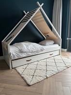 1 persoons batman tipi bed met opbergruimte, Kinderen en Baby's, Kinderkamer | Bedden, Ophalen, 85 tot 100 cm, Gebruikt, Matras