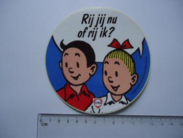 sticker oud SUSKE & WISKE Fina oil 1993 Standaard uitgeverij beschikbaar voor biedingen