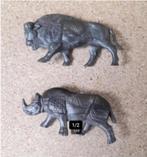 Vintage Speelgoed Dier Buffel/Wisent Neushoorn Beeldje, Ophalen of Verzenden, Zo goed als nieuw