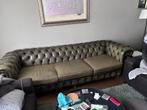 Originele Chesterfield Bank - Klassieke Stijl, Huis en Inrichting, Banken | Bankstellen, Ophalen, Gebruikt, Driepersoons, Rechte bank