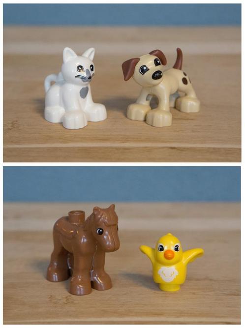 Lego Duplo Dieren (kat, hond, vogel, paard), Kinderen en Baby's, Speelgoed | Duplo en Lego, Gebruikt, Duplo, Losse stenen, Ophalen of Verzenden