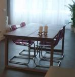 Tobias Ikea stoel 4x aubergine, Huis en Inrichting, Ophalen, Kunststof, Gebruikt, Overige kleuren