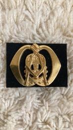 Baretembleem Technische Dienst, Ophalen of Verzenden, Landmacht, Nederland, Embleem of Badge