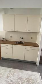 Keukenblok in goede staat, Huis en Inrichting, Keuken | Complete keukens, Ophalen, Gebruikt, Enkelwandige keuken, Hout