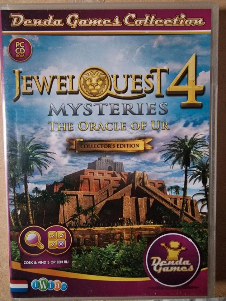 Jewel Quest 4: Mysteries - The Oracle of Ur, Spelcomputers en Games, Games | Pc, Gebruikt, Puzzel en Educatief, 1 speler, Vanaf 7 jaar