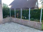 Terrasscherm  4m/ 5 schermen, Ophalen, Gebruikt, Aluminium, 200 cm of meer