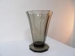Art Deco Vaas Boheems, grijs/groen