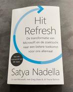 “Hit refresh” NL boek van Satya Nadella (CEO Microsoft), Satya Nadella, Ophalen of Verzenden, Zo goed als nieuw