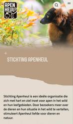 1 e ticket voor Apenheul op 12 oktober., Eén persoon, Ticket of Toegangskaart