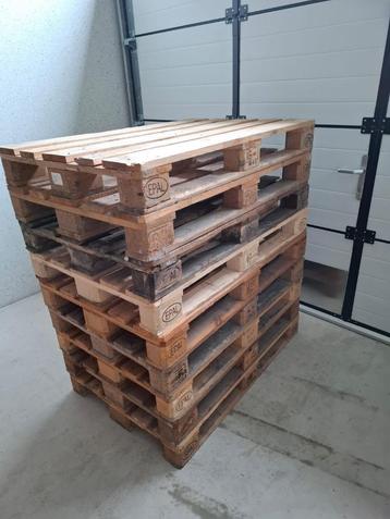 9x Europallets 80 x 120 beschikbaar voor biedingen