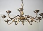 Antieke bronzen kroon lamp brons, Antiek en Kunst, Ophalen
