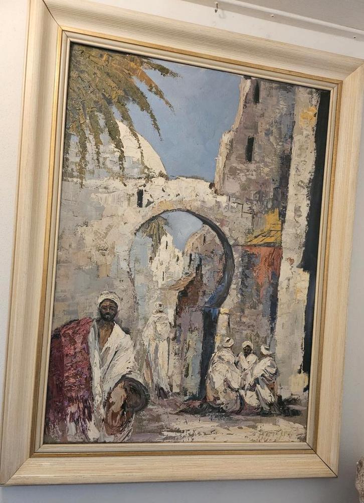 Schilderij met lijst, Antiek en Kunst, Kunst | Schilderijen | Klassiek, Ophalen