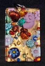Mooie kleurige Millefiori Murano glas hanger, Zo goed als nieuw, Overige kleuren, Overige voorstellingen, Glas of Kristal