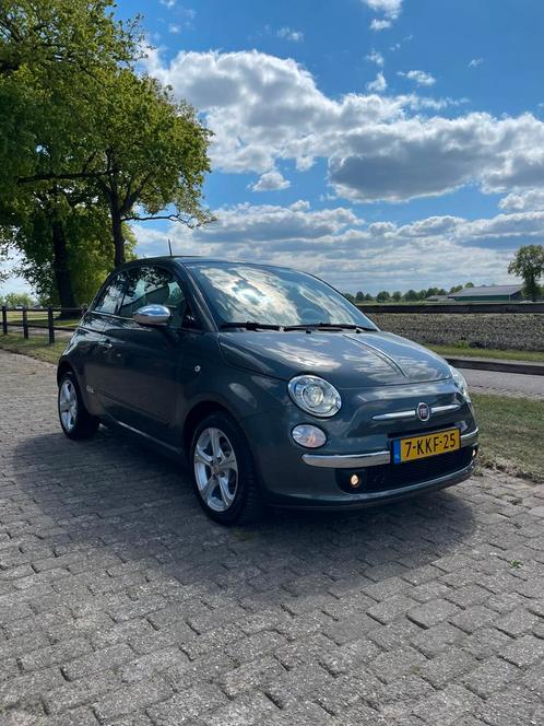Fiat 500 0.9 85pk Twinair Turbo 2013 Grijs, Auto's, Fiat, Bedrijf, ABS, Airbags, Airconditioning, Boordcomputer, Centrale vergrendeling