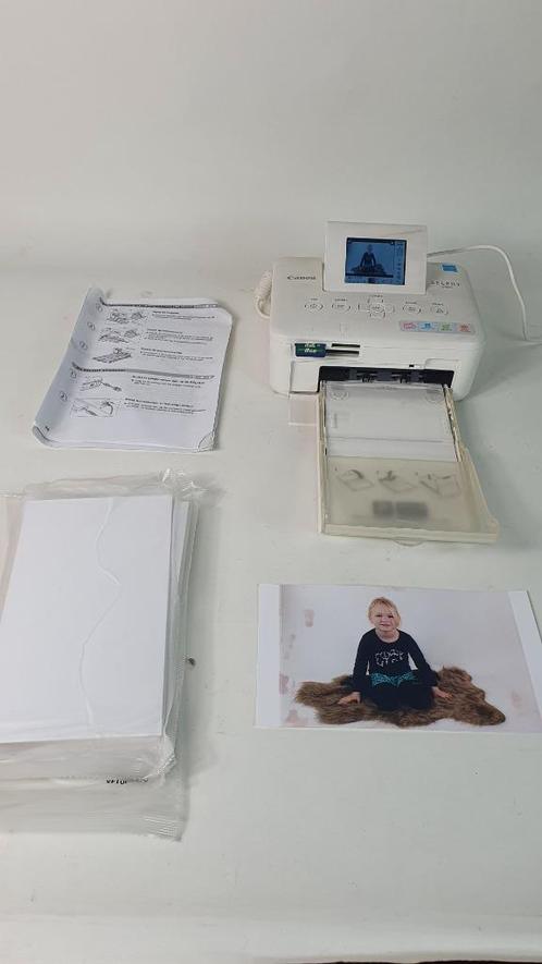 Canon Selphy CP800 fotoprinter, met papier en inkt. 5C3, Computers en Software, Printers, Gebruikt, Ophalen of Verzenden