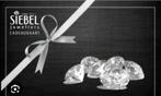 888euro voucher van Siebel Juweliers, Ophalen of Verzenden, Nieuw, Overige materialen