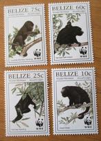 Belize, WWF serie Mexicaanse brulaap, Verzenden, Postfris, Dier of Natuur