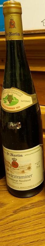 1 fles St. Martin Gewurztraminer 1989 Wit., Ophalen, Overige gebieden, Witte wijn, Zo goed als nieuw