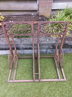 Nostalgisch gegalvaniseerd fietsenrek voor 3 fietsen, Ophalen, Gebruikt