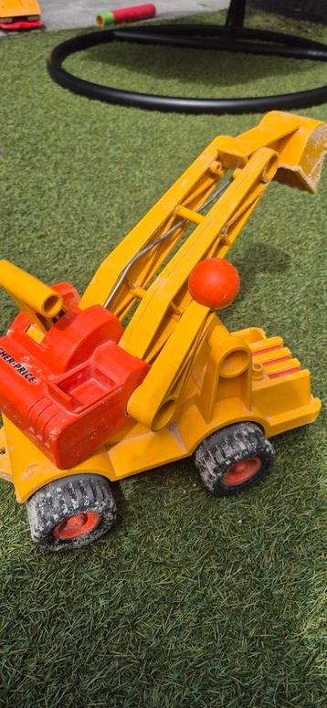 Bijzonder: Fisher-Price graafmachine uit jaren '80 beschikbaar voor biedingen