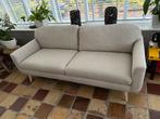 Bank beige, Huis en Inrichting, Ophalen, 75 tot 100 cm, Zo goed als nieuw, Stof