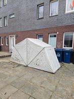 Portatief Motorgarage  Motortent Motorshelter, Ophalen