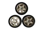 3x 1/8 banden met velg rc auto, Elektro, Gebruikt, Ophalen of Verzenden, Onderdeel