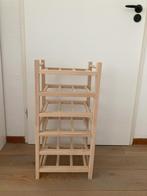 Houten wijnrek, Ophalen, 15 tot 25 flessen, Zo goed als nieuw, Minder dan 50 cm