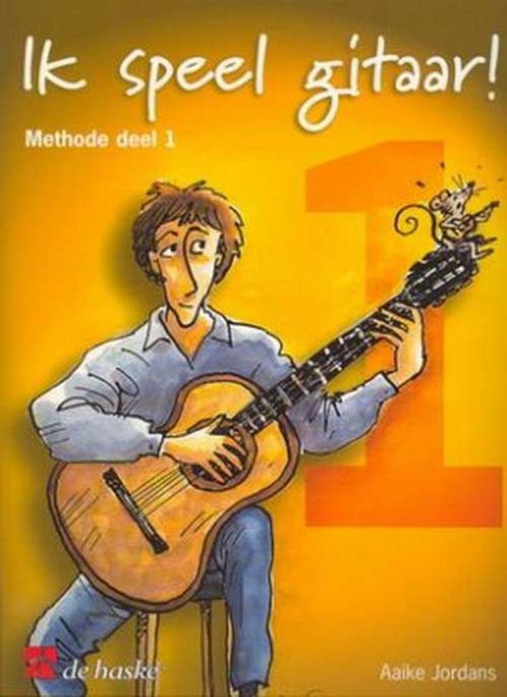 lesboeken kinderen gitaar: Ik speel gitaar! 1 + 2, Muziek en Instrumenten, Bladmuziek, Gebruikt, Les of Cursus, Gitaar, Ophalen of Verzenden