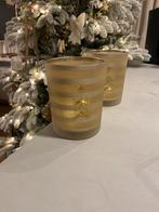 Riviera maison kerst kaars windlichten, Overige materialen, Overige kleuren, Ophalen of Verzenden, Zo goed als nieuw