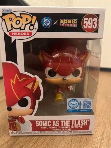 Funko Pop! DC x Sonic: Sonic as the flash beschikbaar voor biedingen