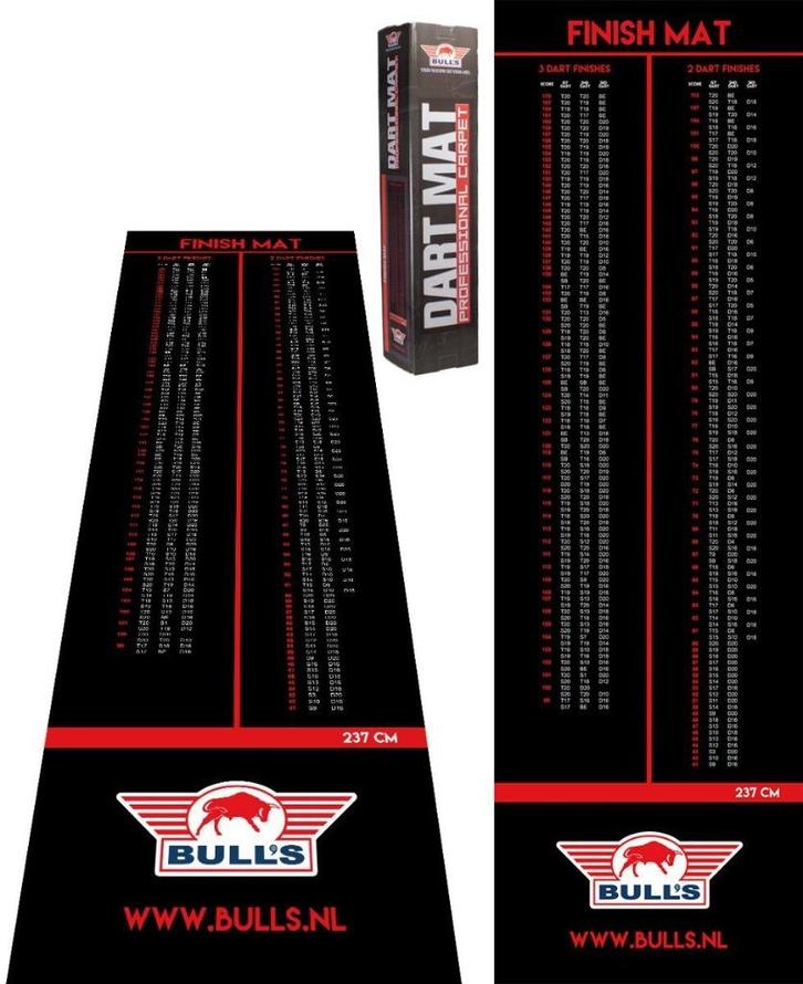 Bull's Carpet Finishmat + Oche | 300x90 cm (nieuw in doos), Sport en Fitness, Darts, Nieuw, Overige typen, Ophalen of Verzenden