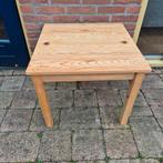Houten IKEA INGO Tafel grenen, Ophalen, Gebruikt, 50 tot 100 cm, Vierkant
