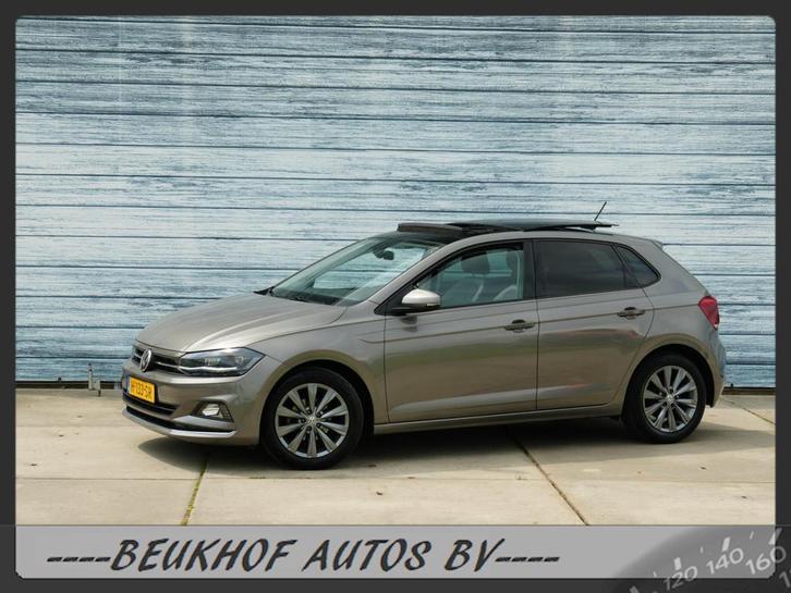 Volkswagen Polo 1.0 TSI Highline Panoramadak Xenon Carplay, Auto's, Volkswagen, Bedrijf, Te koop, Polo, ABS, Adaptive Cruise Control