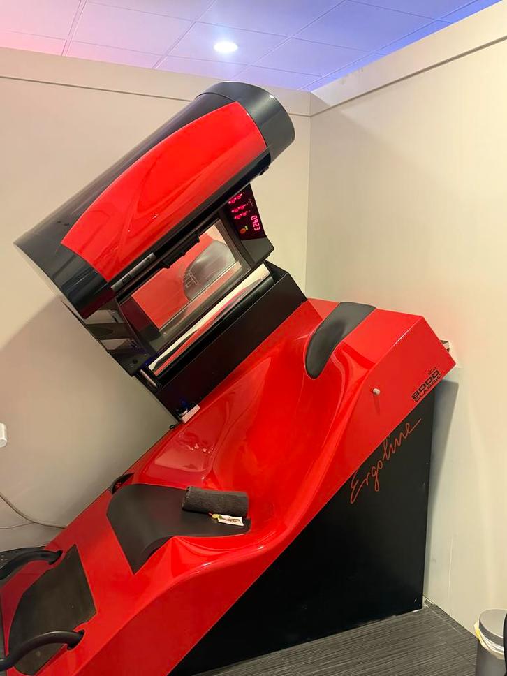 Ergoline 8000 Zonnebank - Topstaat!, Witgoed en Apparatuur, Zonnebanken en Gezichtsbruiners, Gebruikt, Zonnebank dubbelzijdig