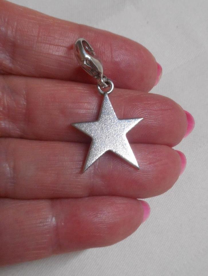 Zilveren Ti Sento Charm bedel ster nr.1364, Sieraden, Tassen en Uiterlijk, Bedels, Zo goed als nieuw, Overige merken, Zilver, 1 bedel