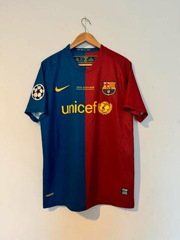  FC Barcelona 2008/2009 CL Thuis Retro Shirt – Messi #10 beschikbaar voor biedingen