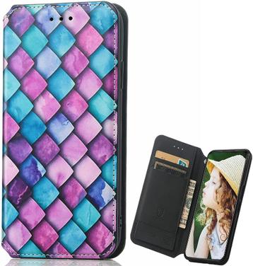 Luxe PU Lederen Wallet Case Set voor Galaxy A71 4G _Kleur #6