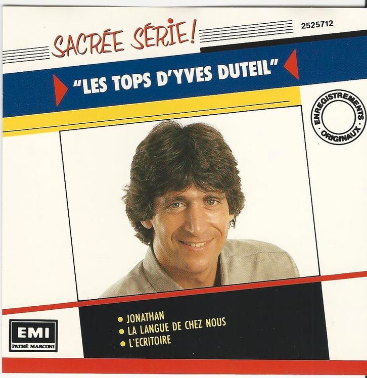 Yves Duteil - Les tops d'Yves Duteil = 2,99, Cd's en Dvd's, Cd's | Franstalig, Zo goed als nieuw, Ophalen of Verzenden