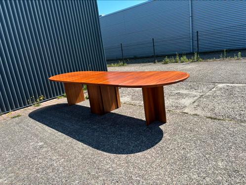 Vintage eettafel uitschuifbaar, Huis en Inrichting, Tafels | Eettafels, Gebruikt, 50 tot 100 cm, Vijf personen of meer, Rechthoekig