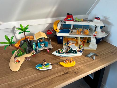 Playmobiel vakantie met oa cruiseschip 6978 en extra sets, Kinderen en Baby's, Speelgoed | Playmobil, Zo goed als nieuw, Ophalen of Verzenden