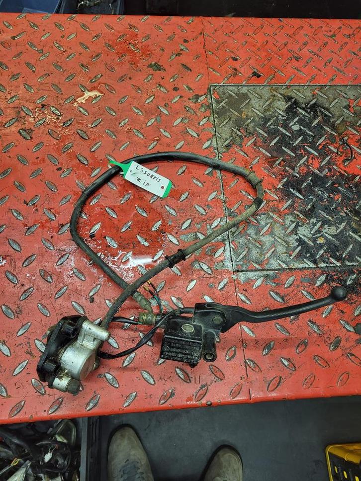 Voorremsysteem compleet La Souris City ( Zip look a like ), Fietsen en Brommers, Brommeronderdelen | Scooters, Gebruikt, Overige merken