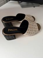 Pollini leren sandalen - Goede staat! Maat 38, Ophalen of Verzenden, Gedragen, Beige, Sandalen of Muiltjes
