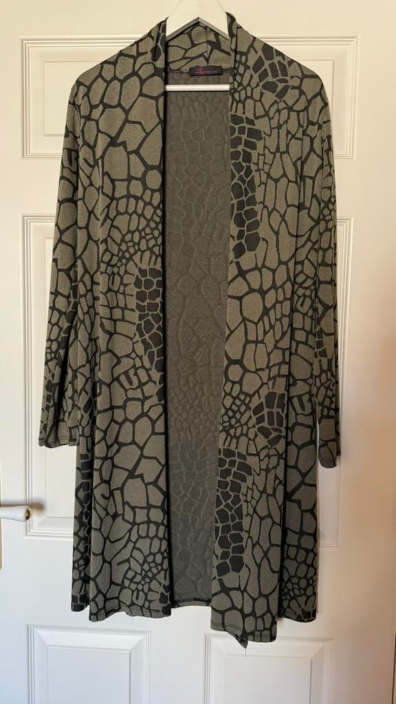 Savinni groen/zwart vest maat S/M, Kleding | Dames, Zwart, Ophalen of Verzenden, Zo goed als nieuw, Savinni