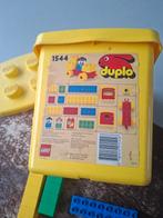 Vintage LEGO Duplo Set 1544 met originele opbergton, Ophalen of Verzenden, Zo goed als nieuw, Complete set, Duplo