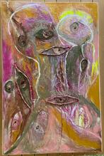 Uniek Schilderij door Kunstenares Gabba uit Losser., Antiek en Kunst, Ophalen of Verzenden