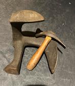 Antiek Schoenmakersaambeeld met Hamer, Antiek en Kunst, Antiek | Gereedschap en Instrumenten, Ophalen